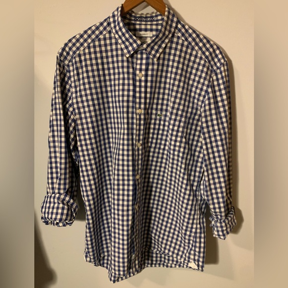 Lacoste plaid shirt - Picture 1 of 3